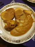 Pularda en salsa de soja y miel