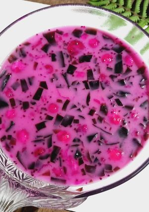 Foto resep Es Buah Naga Cincau