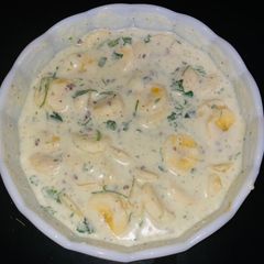 A picture of Banana Raita.