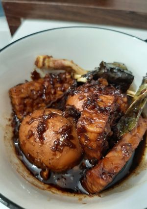 Foto resep Telur kecap & tempe
