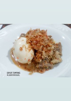 Foto resep Tumpang khas Solo
