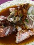 Steam Red Snapper in Chicken Essence