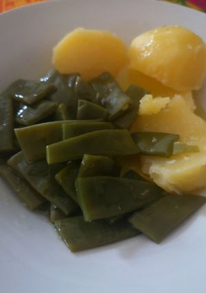 Una foto de Judías verdes al vapor con Thermomix