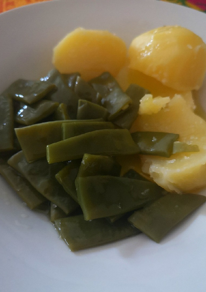 Una foto de Judías verdes al vapor con Thermomix