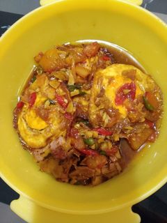 Foto resep Telur Ceplok Kecap Pedas