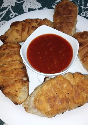A picture of Fried Potato Bread.