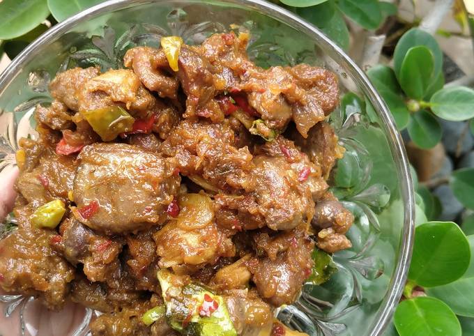 Resep Ati Ampela Bumbu Pedas Manis Oleh Meydiana Dyah Pramesty - Cookpad