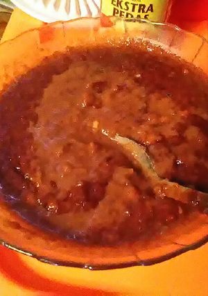 Foto resep 15. Sambal kacang buat sate