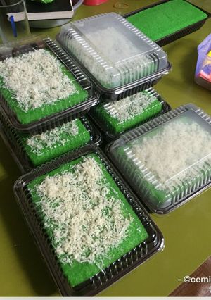 Foto resep Lumpur Singkong Pandan Keju