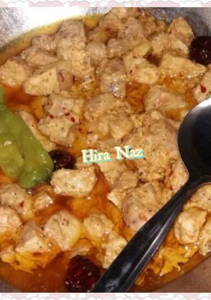 A picture of MUTTON WHITE_KARAHI RamadanFiveWeeksChallenge KokabAndCookpad.