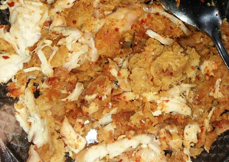 Resep Ayam geprek instan oleh Aniela - Cookpad