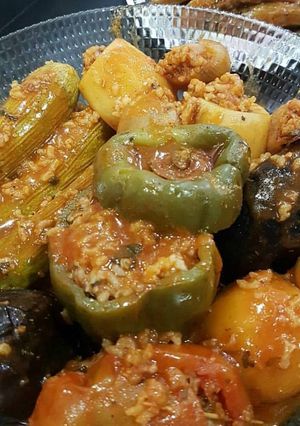 صورة لوصفة محاشي خضار مشكله