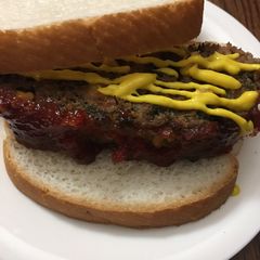 A picture of Leftover meatloaf.