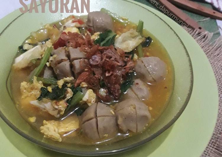 Seblak Pentol Sayuran