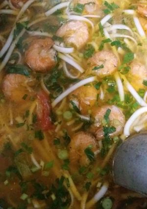 Hình của món Bánh canh xương.