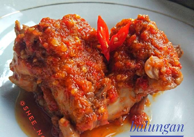 Resep Balungan ayam bumbu rujak Anti Gagal