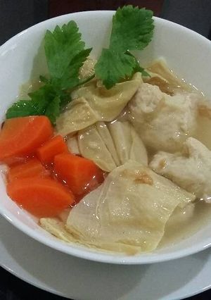 Foto resep Sup Ayam Kembang Tahu