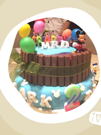 Cara Sederhana Membikin Resep  Birthday Cake (Japanese cheese n choco Birthday cake) yang Bisa Manjain Lidah, Lezat Sekali