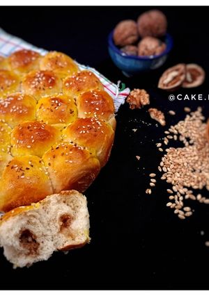 عکسی از دستور نان مغزدار گردویی