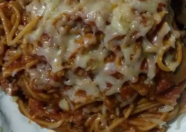 Recipe of Perfect Spaghetti bolognese