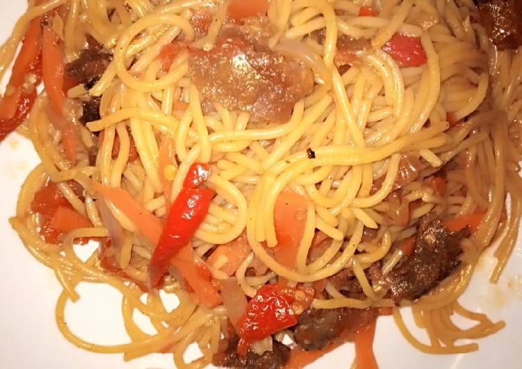 Simple Way to Prepare Ultimate Special Spaghetti 🍝