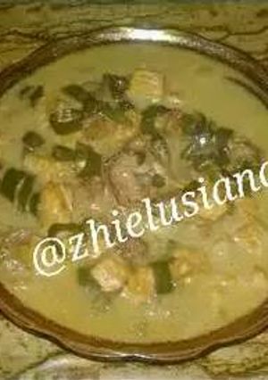 Foto resep Sayur santan cabe hijau