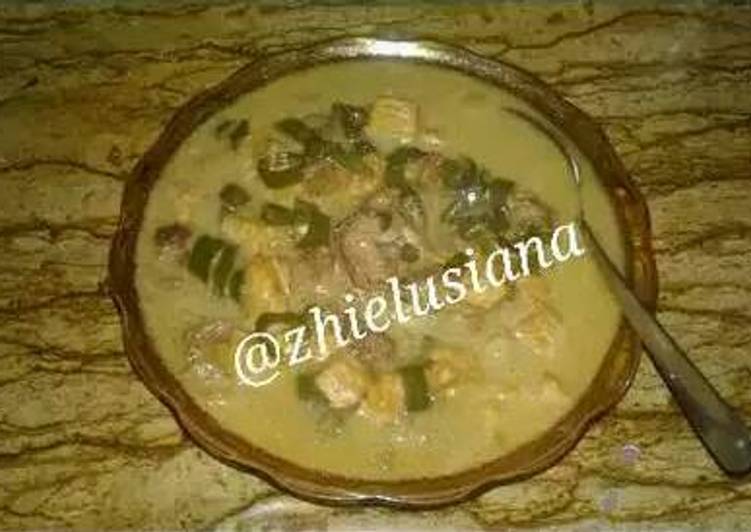 Sayur santan cabe hijau