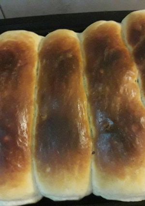 Una foto de Pan casero con queso
