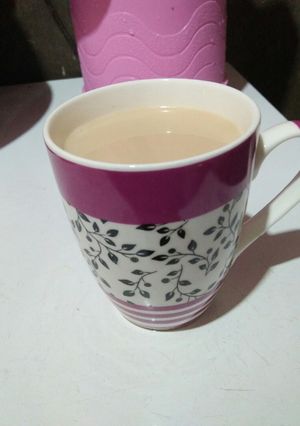 A picture of Tea with tea grass.