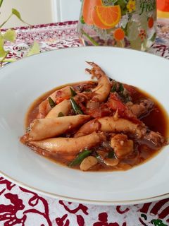 Foto resep Cumi Asin Cabai Hijau