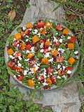 Ensalada de calabaza con Granada