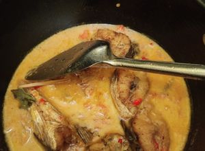 Foto resep Ikan kacangan bumbu santen pedas