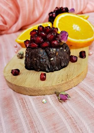 عکسی از دستور دسر شکلاتی ویژه یلدا