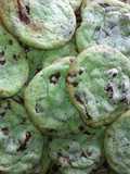 Vickys St Patricks Day Minty Green Cookies GF DF EF SF NF