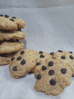 Una foto de Galletitas con chips de chocolate, sin azúcar