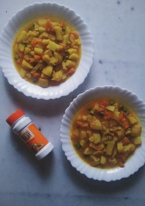 A picture of Tumeric Matoke.