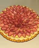 Tarta de crema pastelera y frutilla
