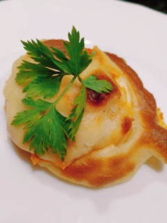 Una foto de Huevos Rellenos de Gambas