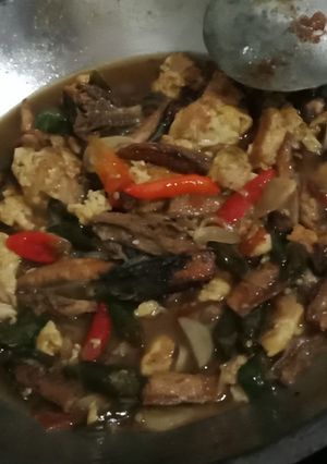 Foto resep Tumis telor tongkol suir