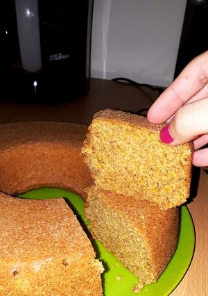Una foto de Bizcochuelo integral de naranja