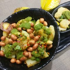 Potatoes & sweet potato kachalu A picture of Potatoes & sweet potato kachalu.