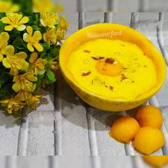 A picture of Muskmelon pudding.