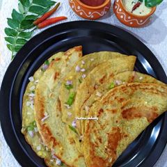 A picture of Moong Dal Dosa.