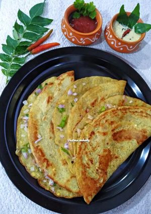 A picture of Moong Dal Dosa.
