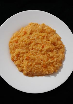 Una foto de Risotto de boniato