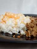 Carrot Rice & beef stripes