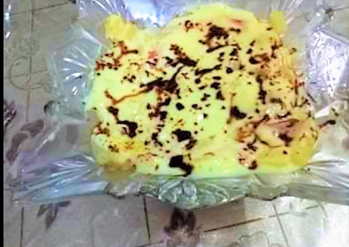 Recipe of Super Quick Fruit Custard Trifle😋😍