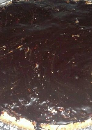 Una foto de Tarta mantecol con chocolate