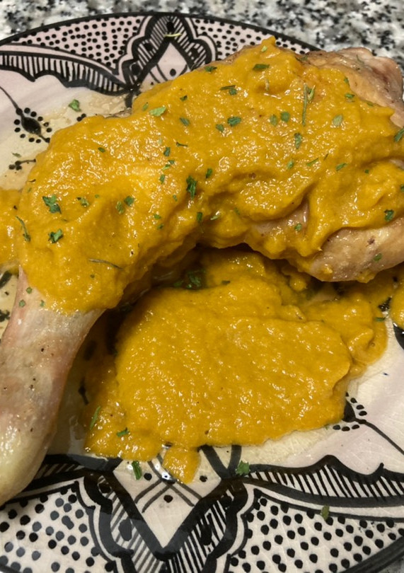 Una foto de Pollo al horno