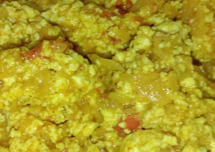 Recipe of Any-night-of-the-week Paneer bhurji